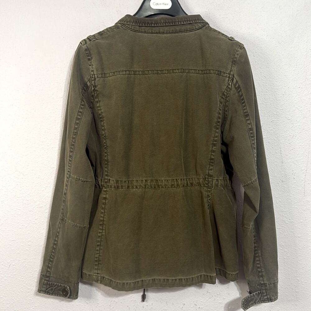 Levi's Women Khaki Utility Jacket Size Large - Picture 8 of 10